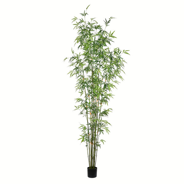 Vickerman 96'' Faux Bamboo Plant in Pot Wayfair
